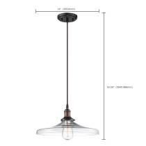 1 LT VINTAGE PENDANT - 60-5507