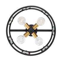 PAYNE 4 LIGHT SEMI-FLUSH - 60-6413