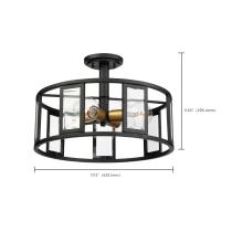 PAYNE 4 LIGHT SEMI-FLUSH - 60-6413