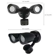LED 2 BULLET HEAD SECURITY LGT - 65-721