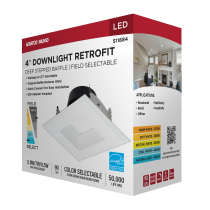 9.5WLED/DLR/4/WS/5CCT/SQ/DB - S11884