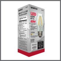 4.5BT15/CL/LED/E26/27K/120V - S9575