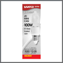 100W MINI-CAN FROSTED 120V. - S1916