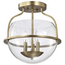 AMADO 3 LIGHT SEMI FLUSH MOUNT - 60-7821