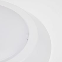 7" LED DISK LIGHT WHITE FINISH - 62-1161