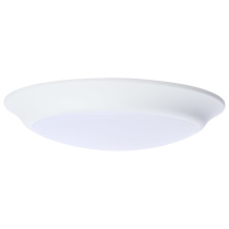 7" LED DISK LIGHT WHITE FINISH - 62-1801R1