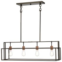 LAKE 4 LIGHT ISLAND PENDANT - 60-5854