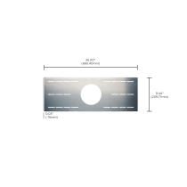 DL NC PLATE 6" RD FLAT (5.69") - 80-951