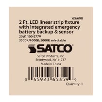 2' LINEAR STRIP W/ EM & SENSOR - 65-698