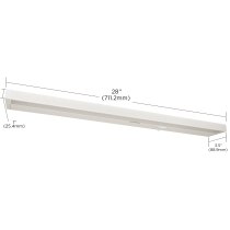 UNDER CAB LED 3CCT 28" - WH - 63-504