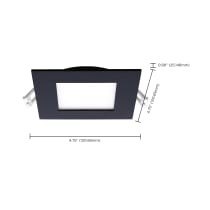 10WLED/DW/4/CCT-SEL/SQ/RD/BK - S11876R1