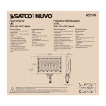 LED FLOOD 90W 5000K - 65-618