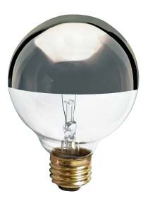 60W G25 SILVER CROWN - S3862