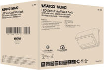 LED CUTOFF WALL PACK CCT&WATT - 65-760