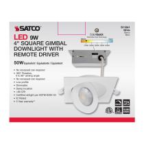 9WLED/GBL/4/CCT/SQ/WH - S11841