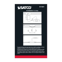 9WLED/GBL/4/CCT/SQ/WH - S11841