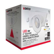 9WLED/GBL/4/CCT/SQ/WH - S11841