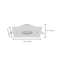 9WLED/GBL/4/CCT/SQ/WH - S11841