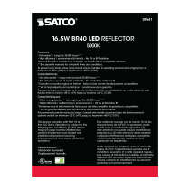 16.5BR40/LED/5000K/1200L/120V - S9641
