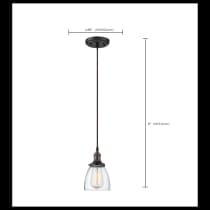 1 LT VINTAGE PENDANT - 60-5505