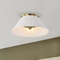 DOVER 3 LIGHT LARGE FLUSH - 60-7421