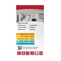 9WLED/DLR/4/FS/WF/RND/WH - S11894