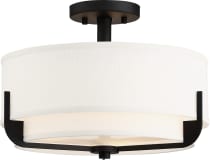 FRANKIE 3 LIGHT SEMI FLUSH - 60-6545