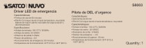 6W LED/CDL EM DRIVER - S8003