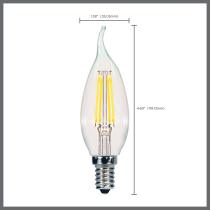 4W CFC/LED/27K/CL/120V - S29923