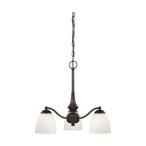 PATTON 3 LIGHT CHANDELIER/DOWN - 60-5142