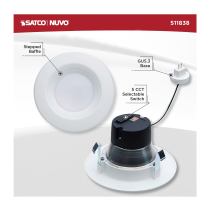6.5WLED/DLR/BFL/4/CCT-SEL/12V - S11838