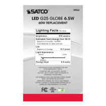 7G25/CL/LED/E26/27K/120V - S9564