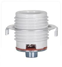 MED. BASE THREADED POR. GLAZED - 80-1073