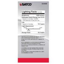 12.5A19/CL/LED/E26/930/120V - S12430