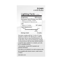 8A19/CL/LED/E26/950/4PK/120V - S12465