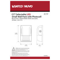 LED SMALL WALL PACK W/PHOTOCEL - 65-747