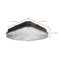 40W LED CANOPY FIXTURE 8.5" - 65-140