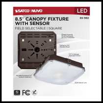 8.5" LED CANOPY W/SENSOR - 65-982