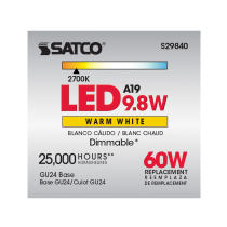 9.8A19/OMNI/220/LED/27K/GU24 - S29840