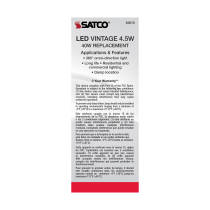 4.5ST19/AMB/LED/E26/20K/120V - S9578