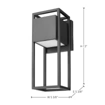 SUPREME 18W LED MD WALL LANT - 62-1654
