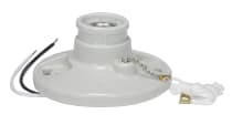 PULL CHAIN GLZ PORC CEILING - 90-2639
