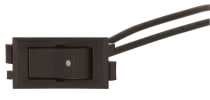 BLK ROCKER SWITCH W/ WHITE DOT - 80-1141