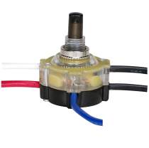 NICKEL FIN 3 WAY PUSH SW LIGHT - 80-1358