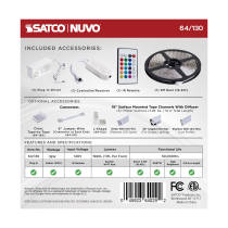 TAPE/RGBTW-HO/IP20/PLUG/SF/16' - 64-130
