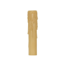6" AMBER CANDELABRA STR. RESIN - 80-1634