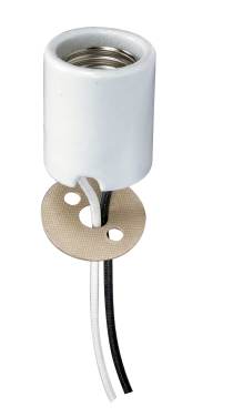 4KV KEYLESS PORC SKT W/2 WIRE - 80-1877