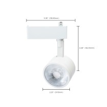 12W LED TRACK HEAD ROUND - TH903