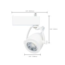 12W LED TRACK HEAD PINCH BACK - TH913