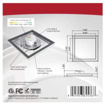BLINK 11W LED 7" SQ WHITE - 62-1714